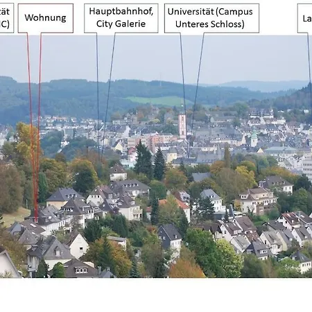 Апартаменты 120qm Noble, Uni Enc Beside, 5min To Mainstation Or Autobahn, 50m To Busstop Зиген
